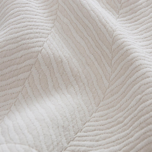 Cieza quilt, beige, 100% cotton | URBANARA bedspreads & quilts