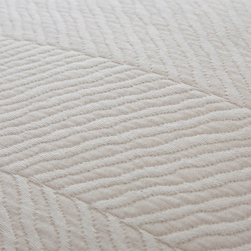 Cieza cushion cover, beige, 100% cotton | URBANARA cushion covers