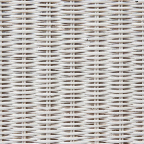 Java laundry basket, painted white, 100% rattan & 100% cotton |High quality homewares