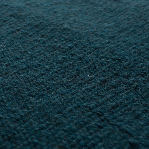 Manu runner in teal, 100% new wool & 100% cotton |Find the perfect runners