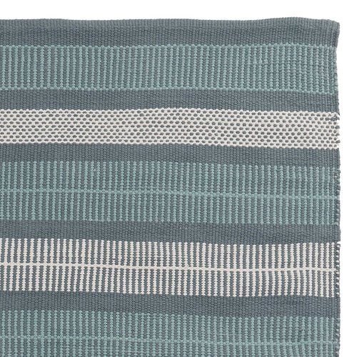 Vandani Runner green grey & light green grey & off-white, 100% cotton