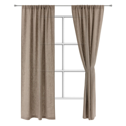 Fana curtain, natural, 100% linen
