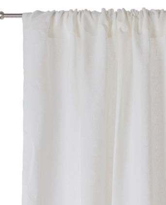 Fana curtain, natural white, 100% linen