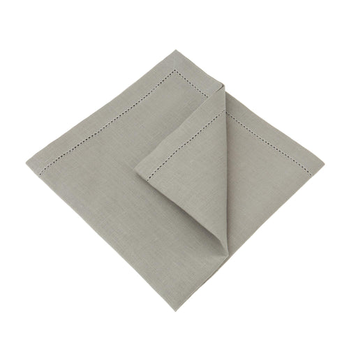 Cavaillon place mat, light grey, 100% linen |High quality homewares