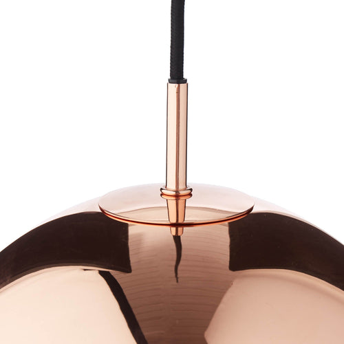 Koge pendant lamp, copper & black, 100% stainless steel |High quality homewares