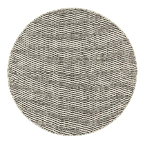 Kolong rug, off-white & black, 100% new wool |High quality homewares