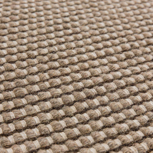 Kolong rug, grey brown & off-white, 100% new wool | URBANARA wool rugs