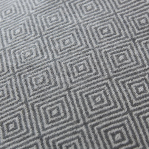 Uyuni cushion cover, charcoal & cream, 100% cashmere wool |High quality homewares
