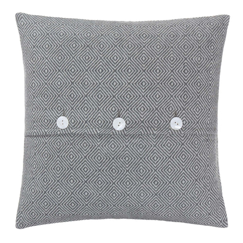 Uyuni cushion cover, charcoal & cream, 100% cashmere wool | URBANARA cushion covers