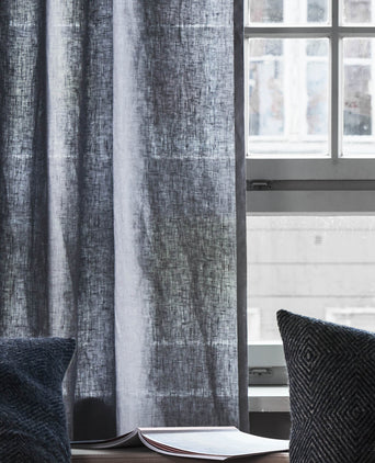 Fana curtain, grey, 100% linen