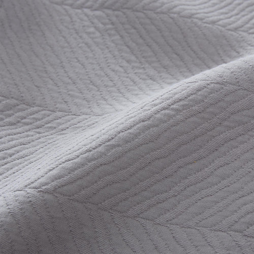 Cieza quilt, grey, 100% cotton | URBANARA bedspreads & quilts