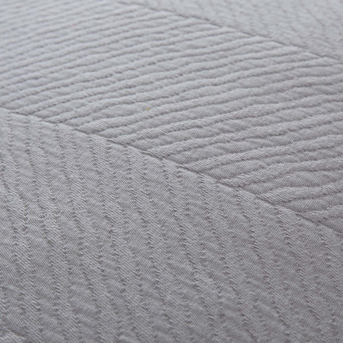 Cieza cushion cover, grey, 100% cotton | URBANARA cushion covers