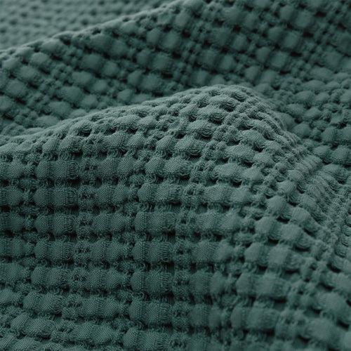 Anadia bedspread, green, 100% cotton |High quality homewares