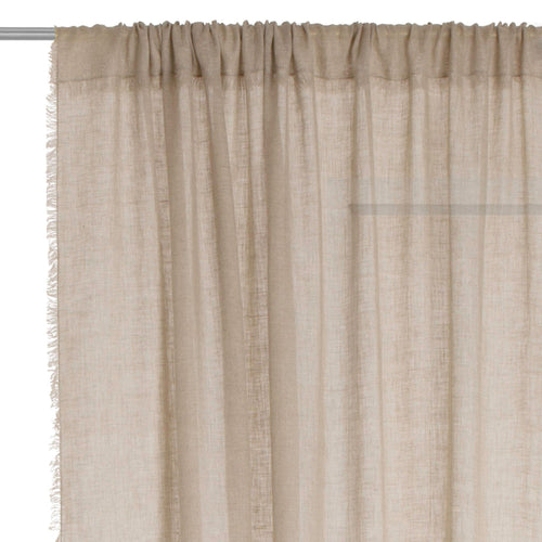 Kiruna curtain, natural, 100% linen | URBANARA curtains