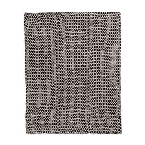 Saldanha Picnic Blanket black & natural, 75% cotton & 25% linen | URBANARA picnic blankets