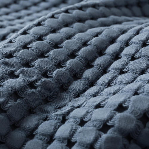 Veiros bedspread, blue grey, 100% cotton | URBANARA bedspreads & quilts