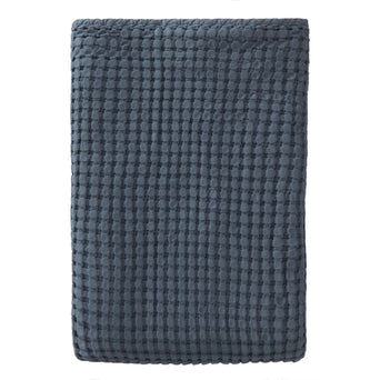 Veiros bedspread, blue grey, 100% cotton