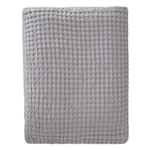 Veiros Cotton Quilt light grey, 100% cotton