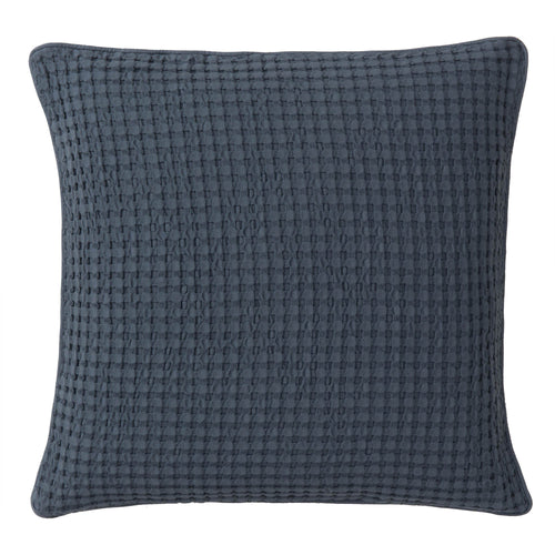 Veiros cushion cover, blue grey, 100% cotton