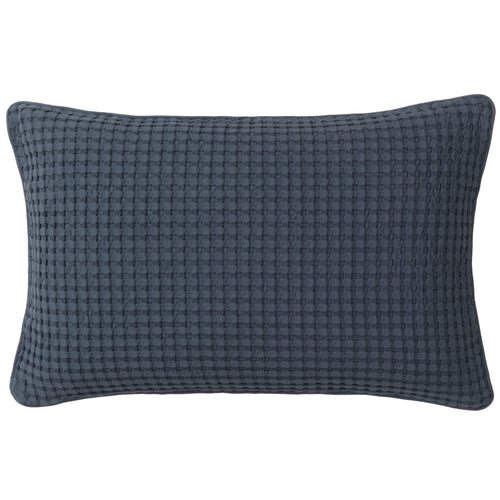 Veiros cushion cover, blue grey, 100% cotton