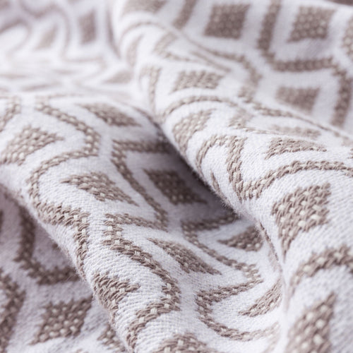 Viana bedspread, natural & white, 100% cotton | URBANARA bedspreads & quilts
