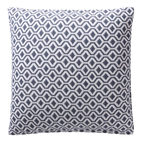 Viana bedspread, blue grey & white, 100% cotton |High quality homewares