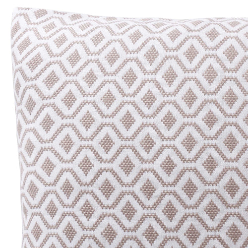 Viana cushion cover, natural & white, 100% cotton | URBANARA cushion covers