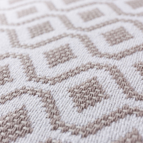 Viana cushion cover, natural & white, 100% cotton |High quality homewares