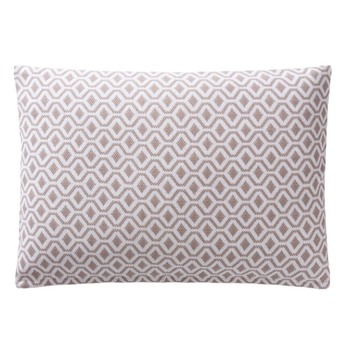 Viana cushion cover, natural & white, 100% cotton