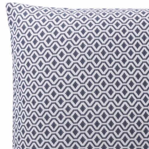 Viana cushion cover, blue grey & white, 100% cotton | URBANARA cushion covers