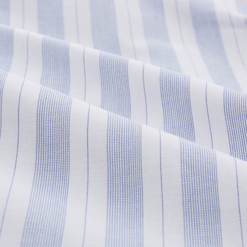 Izeda duvet cover, blue & white, 100% cotton | URBANARA percale bedding