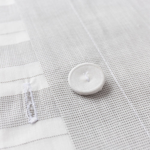 Izeda duvet cover, light grey & white, 100% cotton |High quality homewares