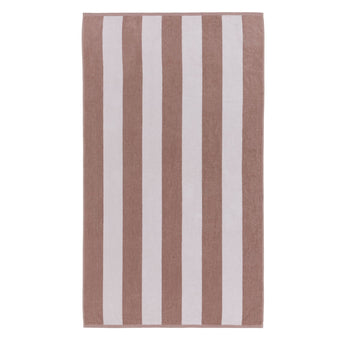 Avelar beach towel, white & natural, 100% cotton