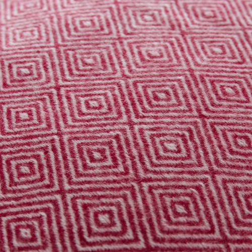 Uyuni Cushion [Bordeaux red/Cream]