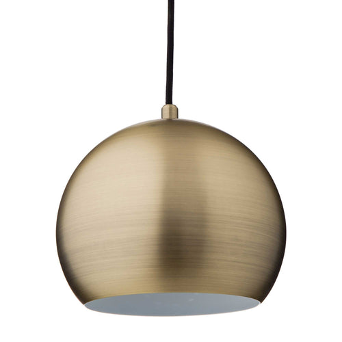 Koge pendant lamp, brass, 100% stainless steel