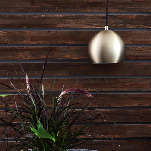 Koge pendant lamp, brass, 100% stainless steel | URBANARA pendant lamps