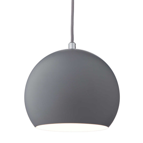 Koge pendant lamp, light grey, 100% stainless steel | URBANARA pendant lamps