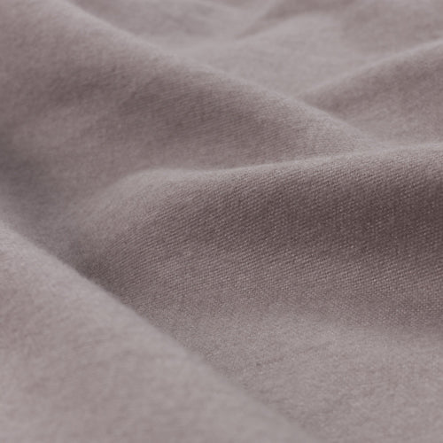 Montrose pillowcase, stone grey, 100% cotton | URBANARA flannel bedding
