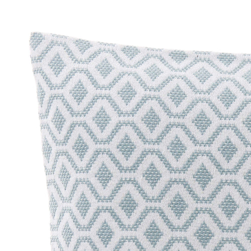Viana cushion cover, grey green & white, 100% cotton |High quality homewares
