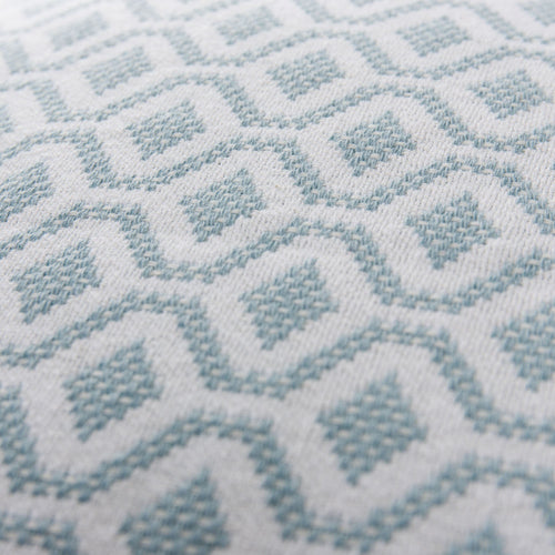 Viana cushion cover, grey green & white, 100% cotton |High quality homewares
