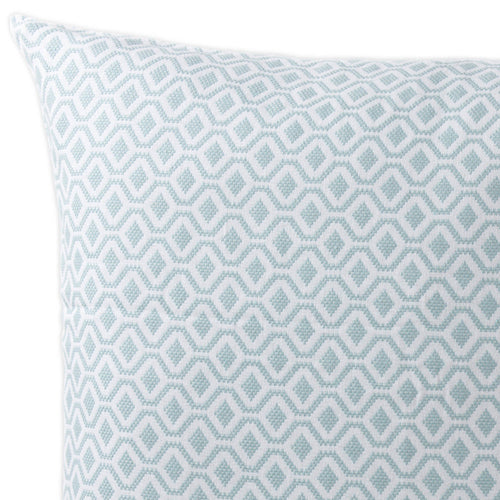 Viana cushion cover, grey green & white, 100% cotton | URBANARA cushion covers