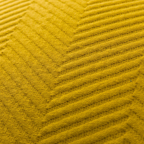 Lixa cushion cover, mustard, 100% cotton |High quality homewares