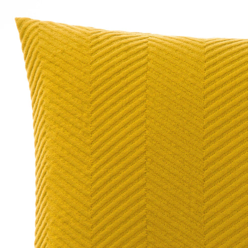 Lixa cushion cover, mustard, 100% cotton | URBANARA cushion covers