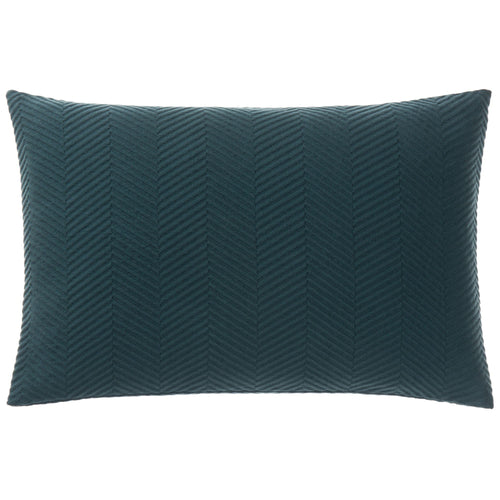 Lixa cushion cover, teal, 100% cotton