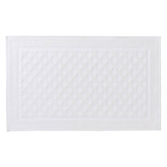 Osuna bath mat, white, 100% cotton
