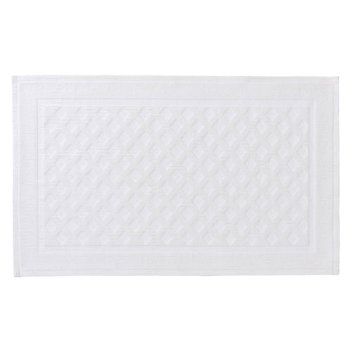 Osuna bath mat, white, 100% cotton