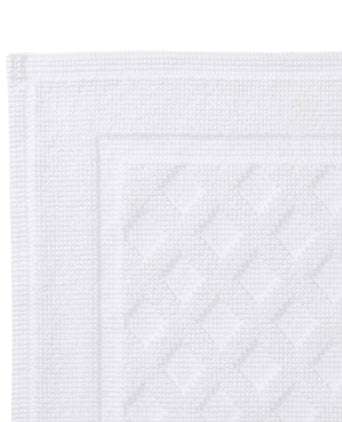 Osuna bath mat, white, 100% cotton
