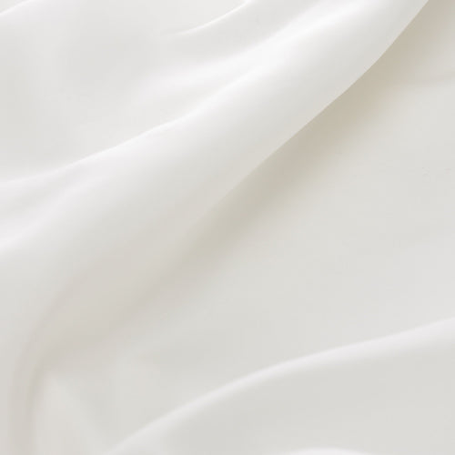 Lucca duvet cover, off-white, 100% silk | URBANARA silk bedding