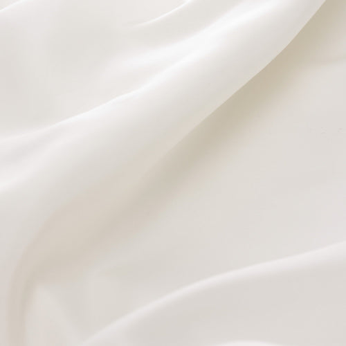 Lucca fitted sheet, off-white, 100% silk | URBANARA fitted sheets