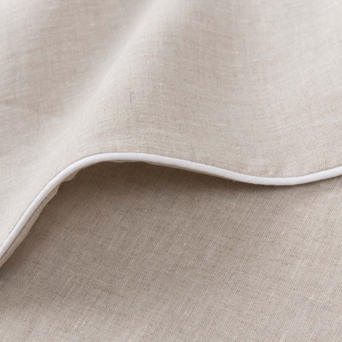 Tercia pillowcase, natural & white, 100% linen |High quality homewares
